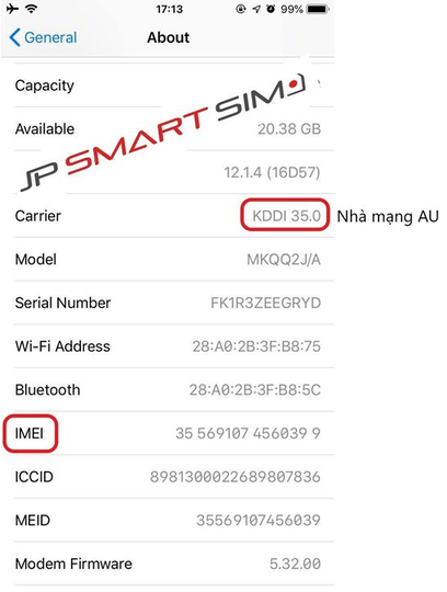 IMEI iPhone