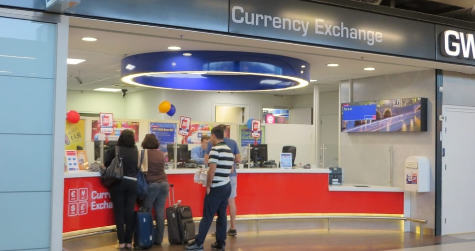 currency exchange shop